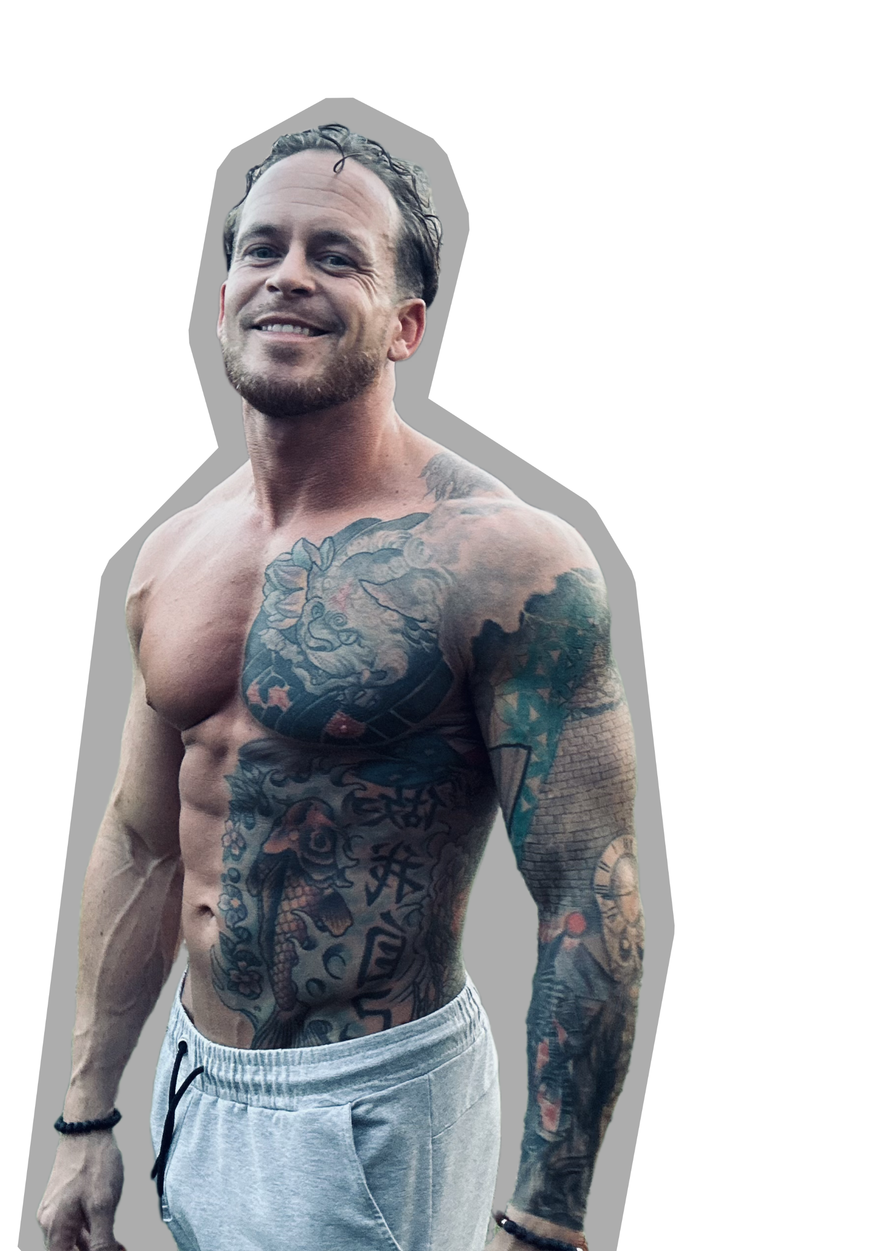 Kyle McCormick showcasing fitness transformation - personal training results